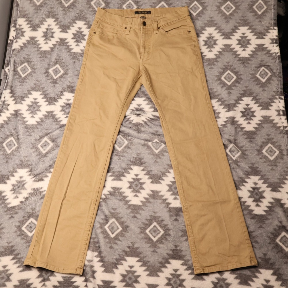 Cody James Jackson Slim Straight Khaki Pants Tan Western 32x34 RN138823